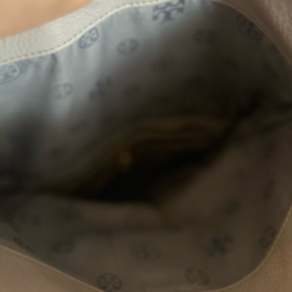 Tory burch foldover amanda crossbody gray bag - Picture 8 of 9